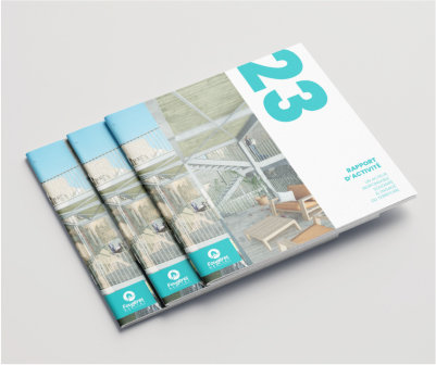 Design graphique immobilier professionnel 4 rapport dactivite immobilier pro
