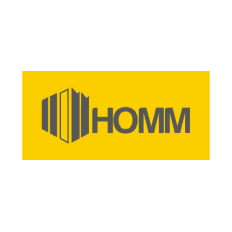 Design graphique immobilier professionnel 9 logo HOMM
